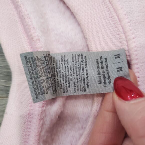 Taylor Swift Sweatshirt Folklore Album Size M Pink Crewneck Watercolor - Picture 11 of 13